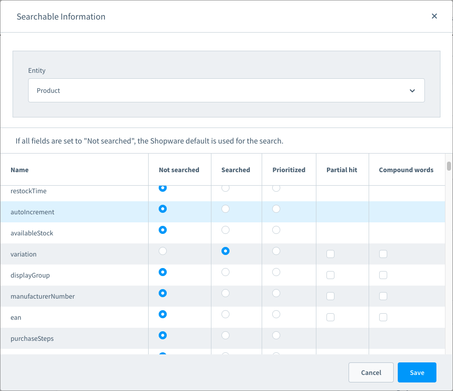 ProductSearchOptions